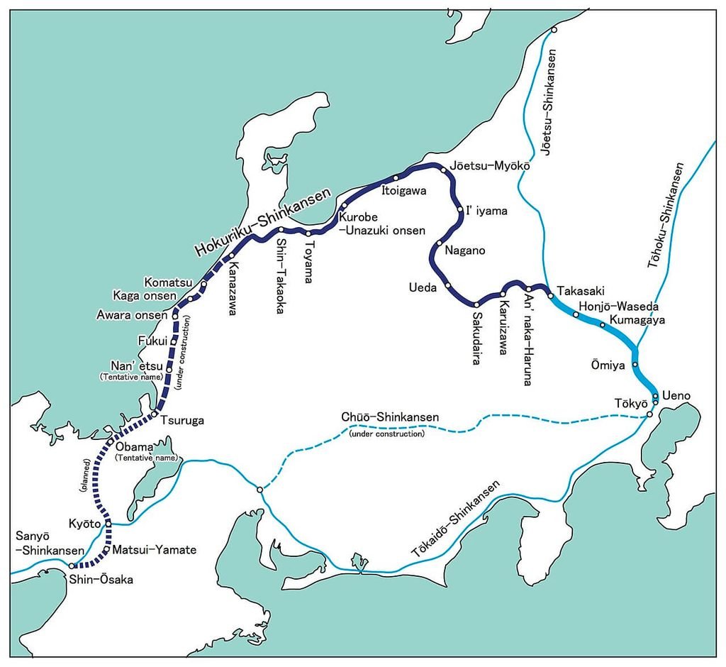 ligne Hokuriku Shinkansen